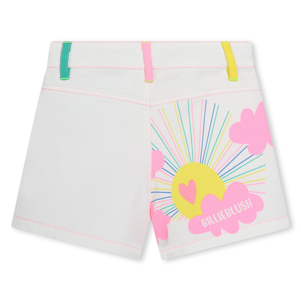 SHORTS DENIM BIANCO SUNNY - Angel Luxury