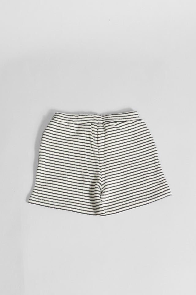 Shorts Douuod a righe avorio e antracite - Angel Luxury