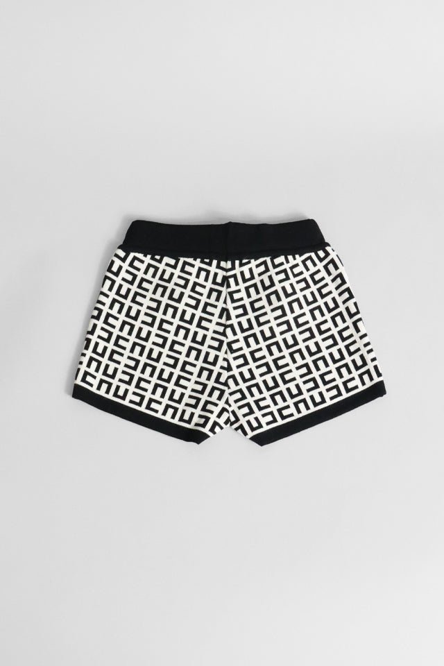 Shorts Elisabetta Franchi labirinto nero - Angel Luxury