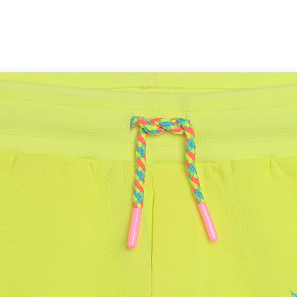 SHORTS GIALLO IN FELPA DI COTONE BILLIEBLUSH - Angel Luxury