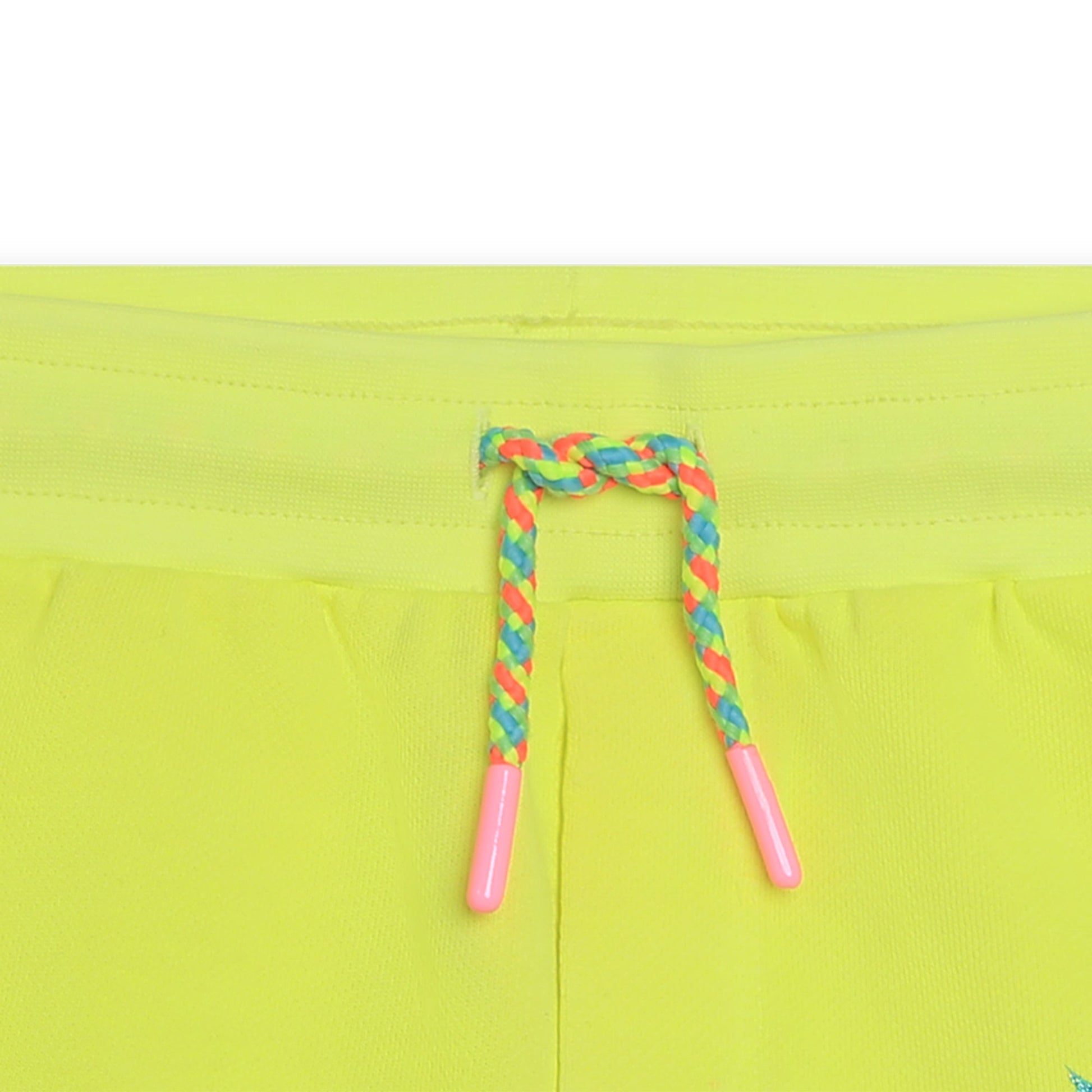SHORTS GIALLO IN FELPA DI COTONE BILLIEBLUSH - Angel Luxury