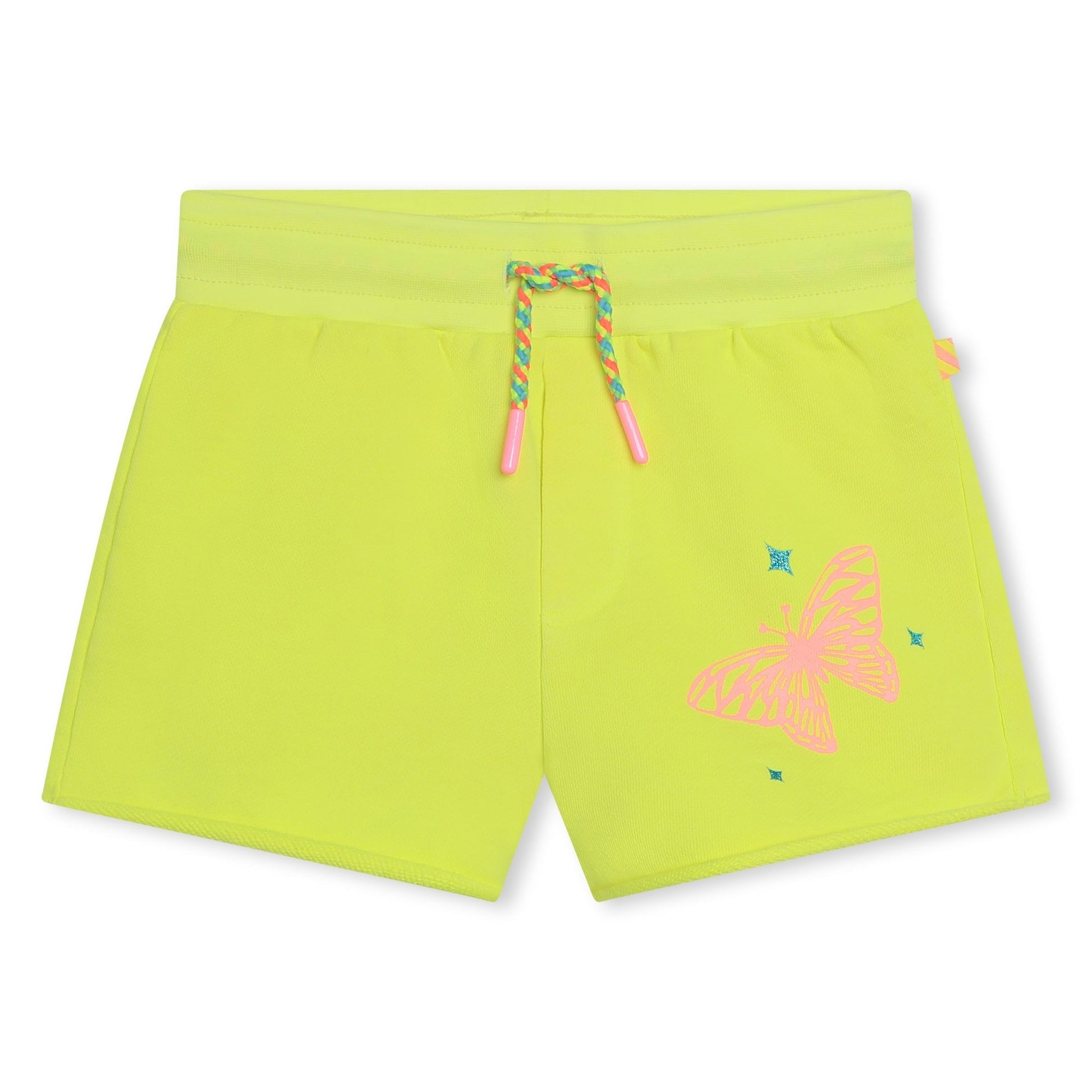 SHORTS GIALLO IN FELPA DI COTONE BILLIEBLUSH - Angel Luxury