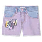 SHORTS IN DENIM BICOLORE BILLIEBLUSH - Angel Luxury