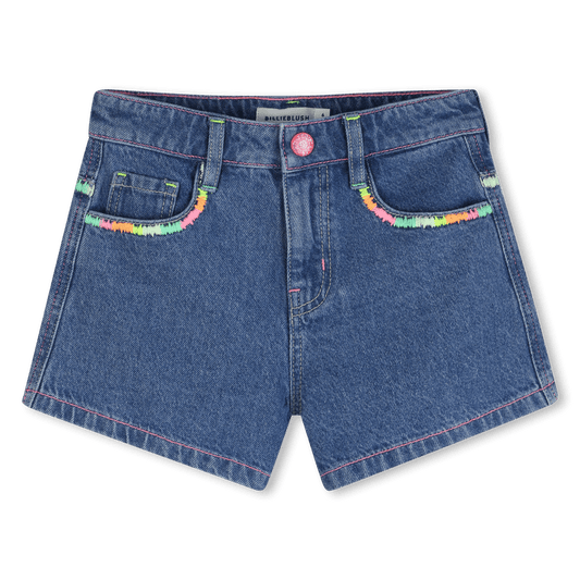 SHORTS IN DENIM BILLIEBLUSH - Angel Luxury