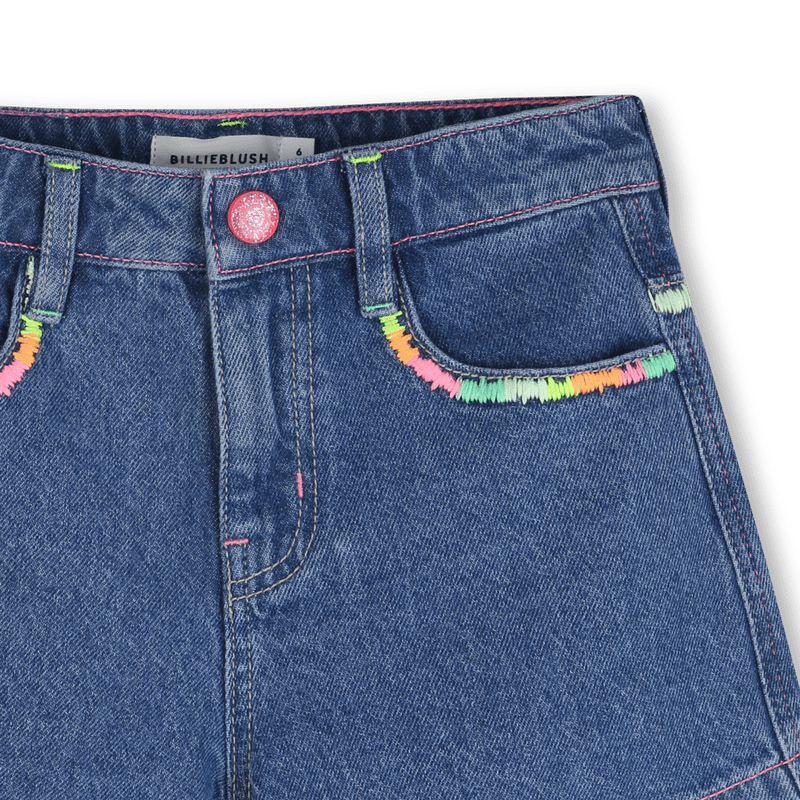 SHORTS IN DENIM BILLIEBLUSH - Angel Luxury