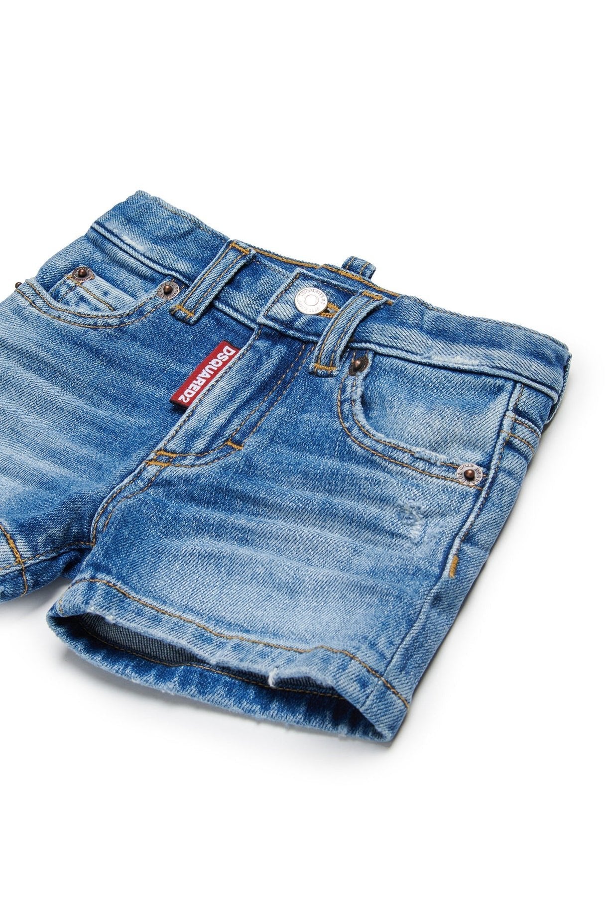 SHORTS IN DENIM BLU CHIARO DSQUARED2 - Angel Luxury