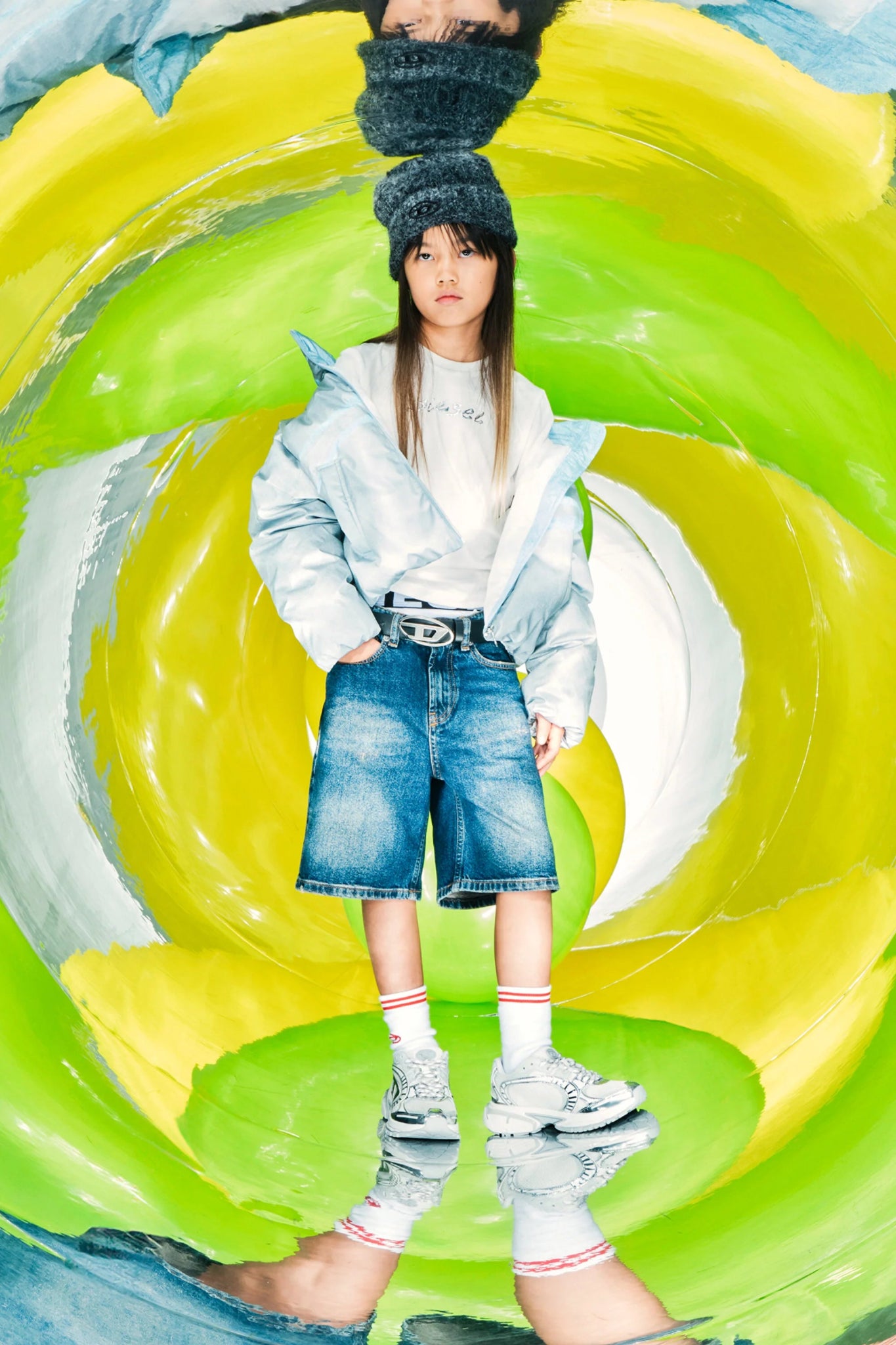 SHORTS IN DENIM BLU SCURO DIESEL - Angel Luxury