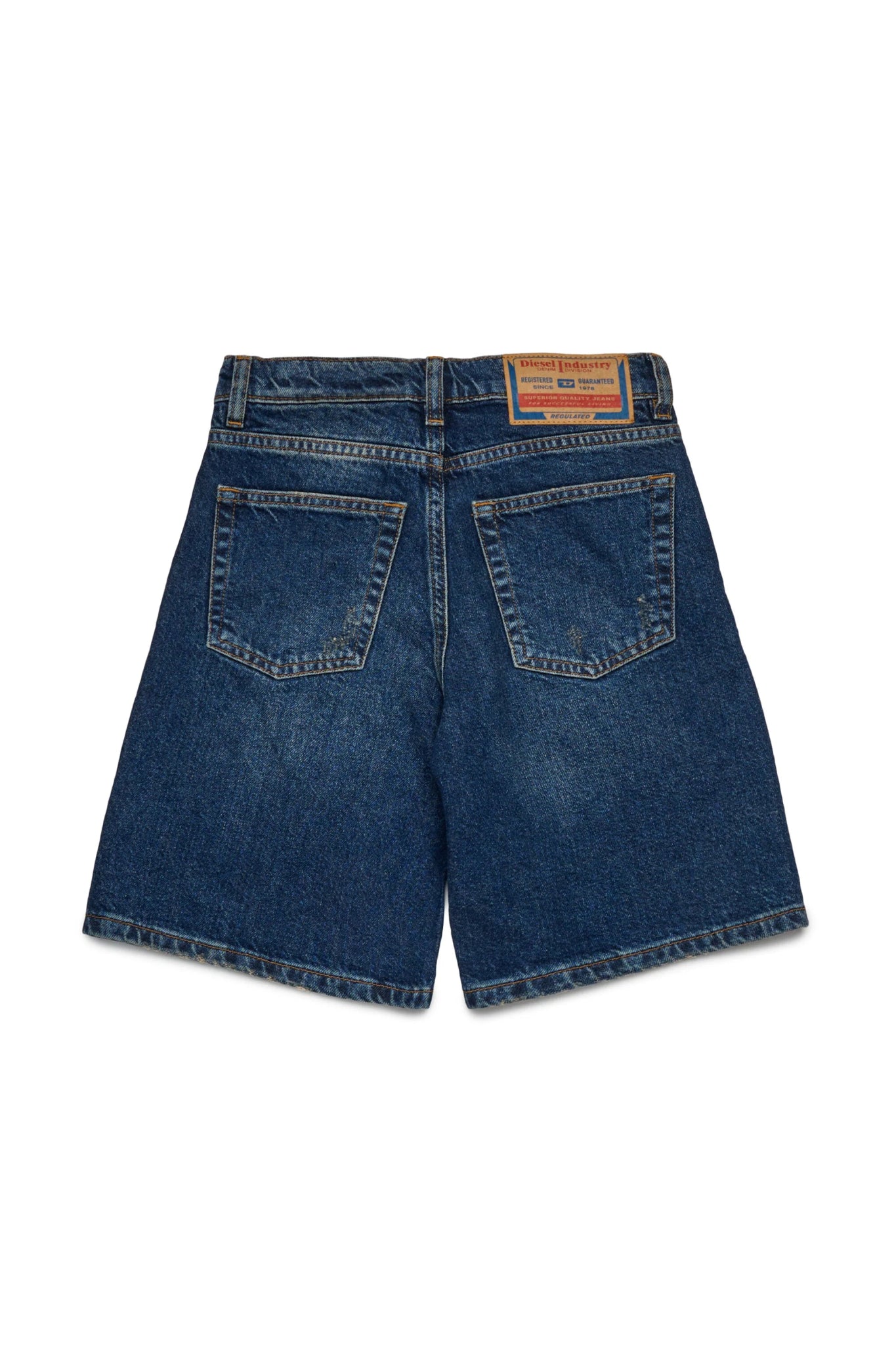 SHORTS IN DENIM BLU SCURO DIESEL - Angel Luxury