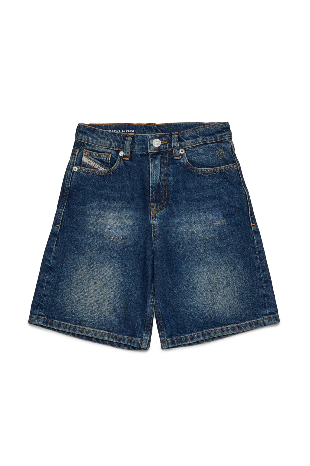 SHORTS IN DENIM BLU SCURO DIESEL - Angel Luxury