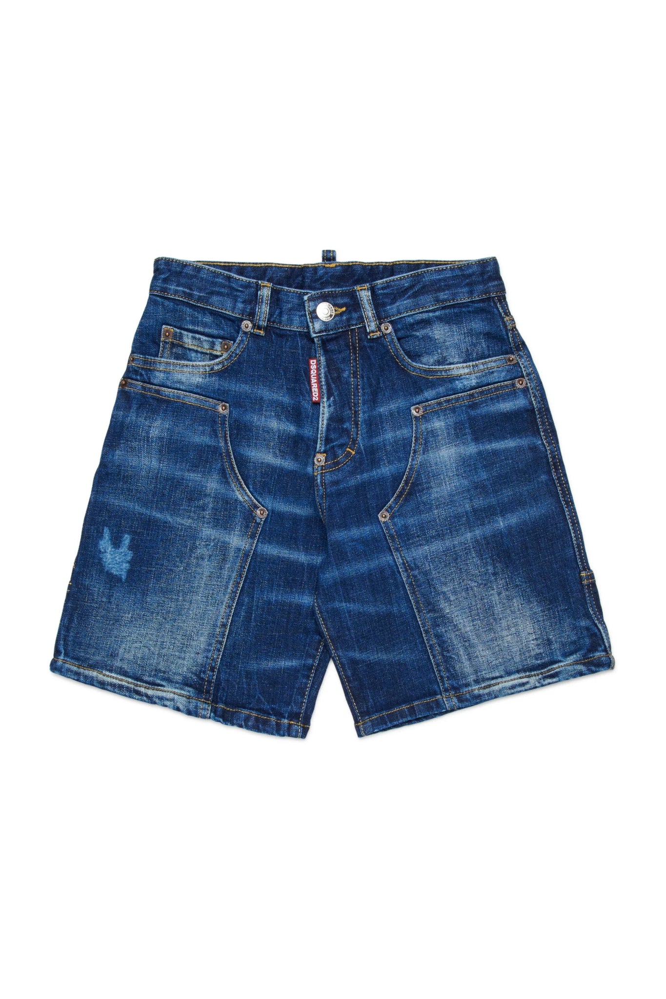 SHORTS IN DENIM BLU SCURO DSQUARED2 - Angel Luxury