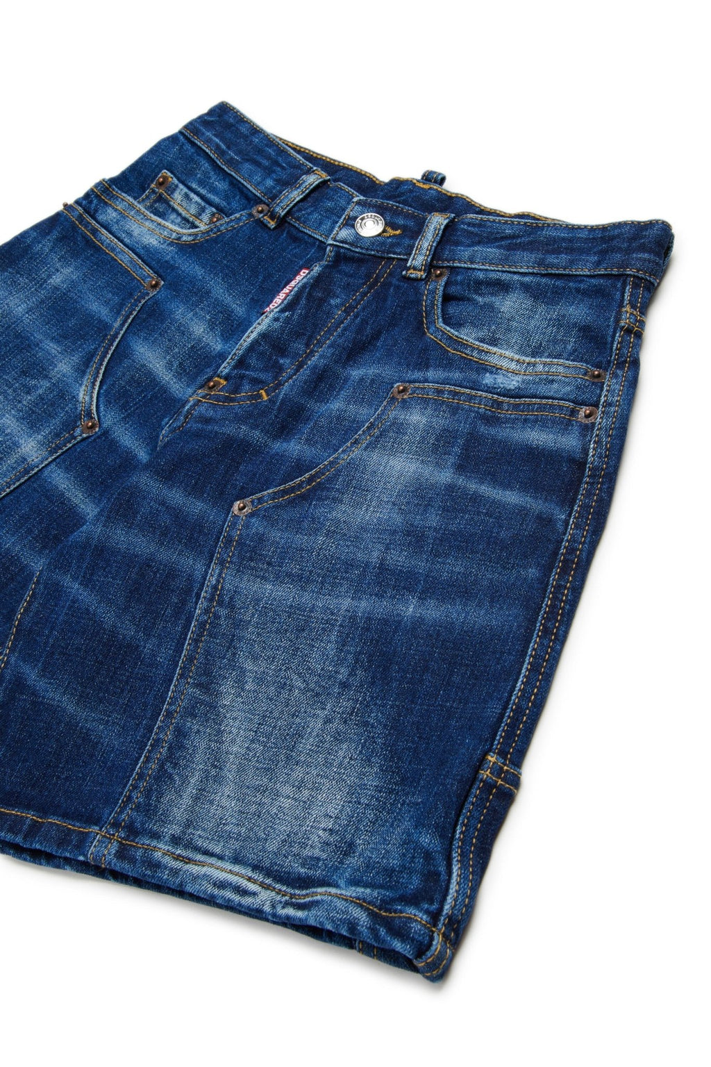 SHORTS IN DENIM BLU SCURO DSQUARED2 - Angel Luxury