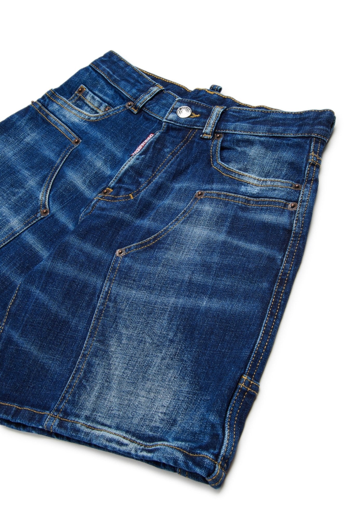 SHORTS IN DENIM BLU SCURO DSQUARED2 - Angel Luxury