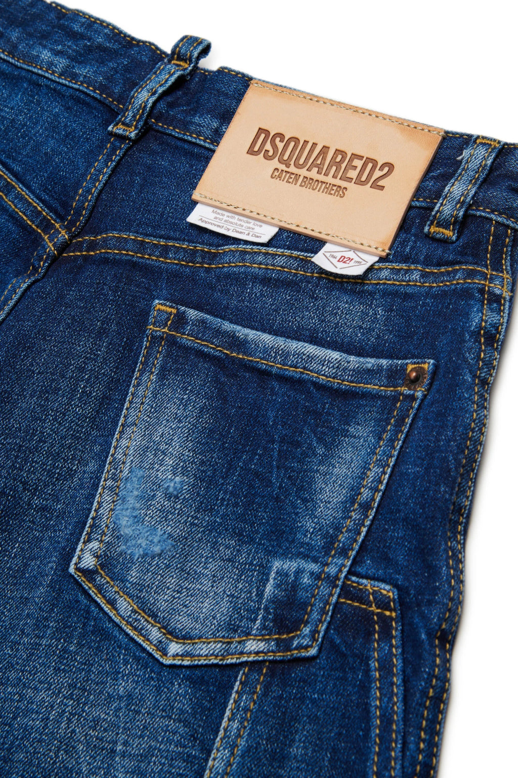 SHORTS IN DENIM BLU SCURO DSQUARED2 - Angel Luxury