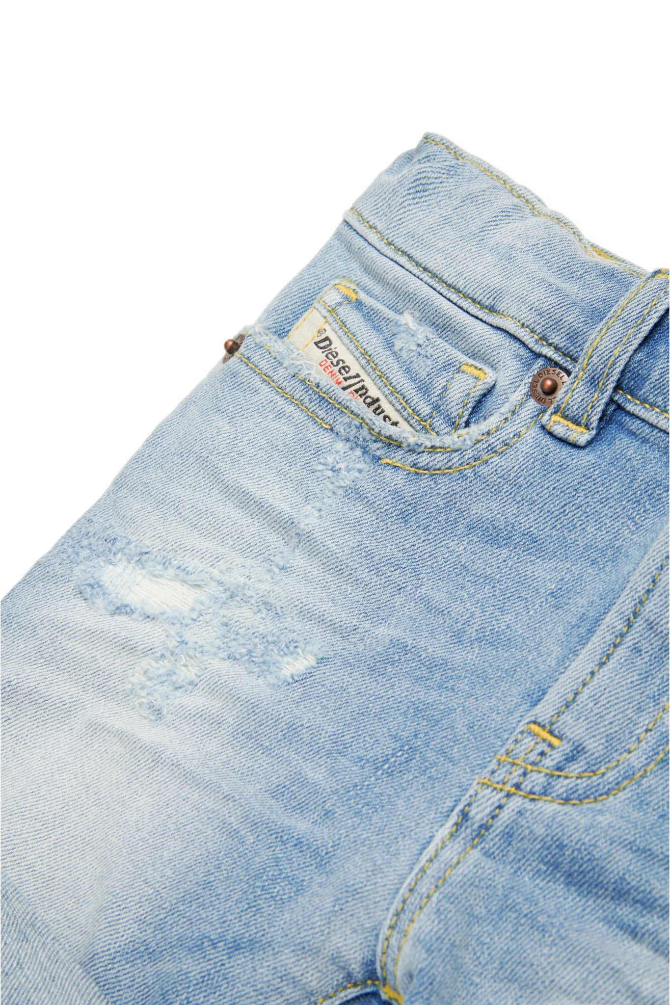SHORTS IN DENIM CHIARO DIESEL - Angel Luxury