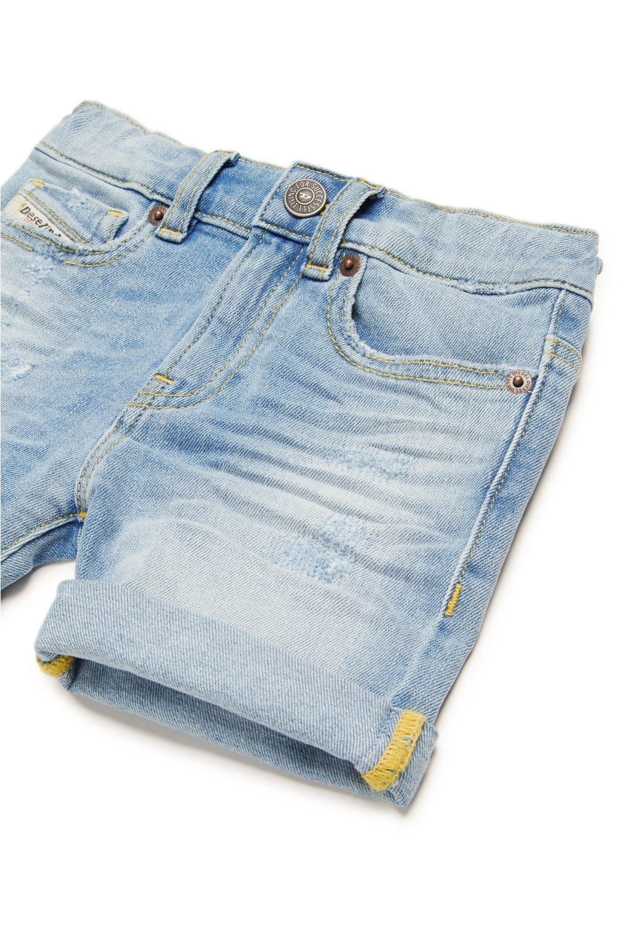 SHORTS IN DENIM CHIARO DIESEL - Angel Luxury