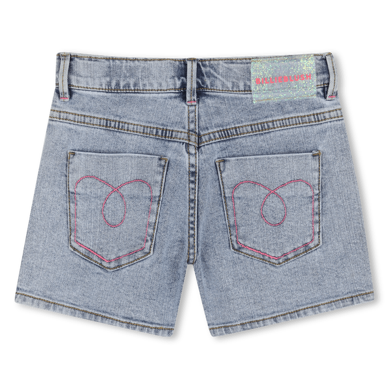 SHORTS IN DENIM CON FANTASIA IN PAILETTES BILLIEBLUSH - Angel Luxury