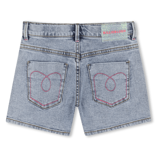 SHORTS IN DENIM CON FANTASIA IN PAILETTES BILLIEBLUSH - Angel Luxury