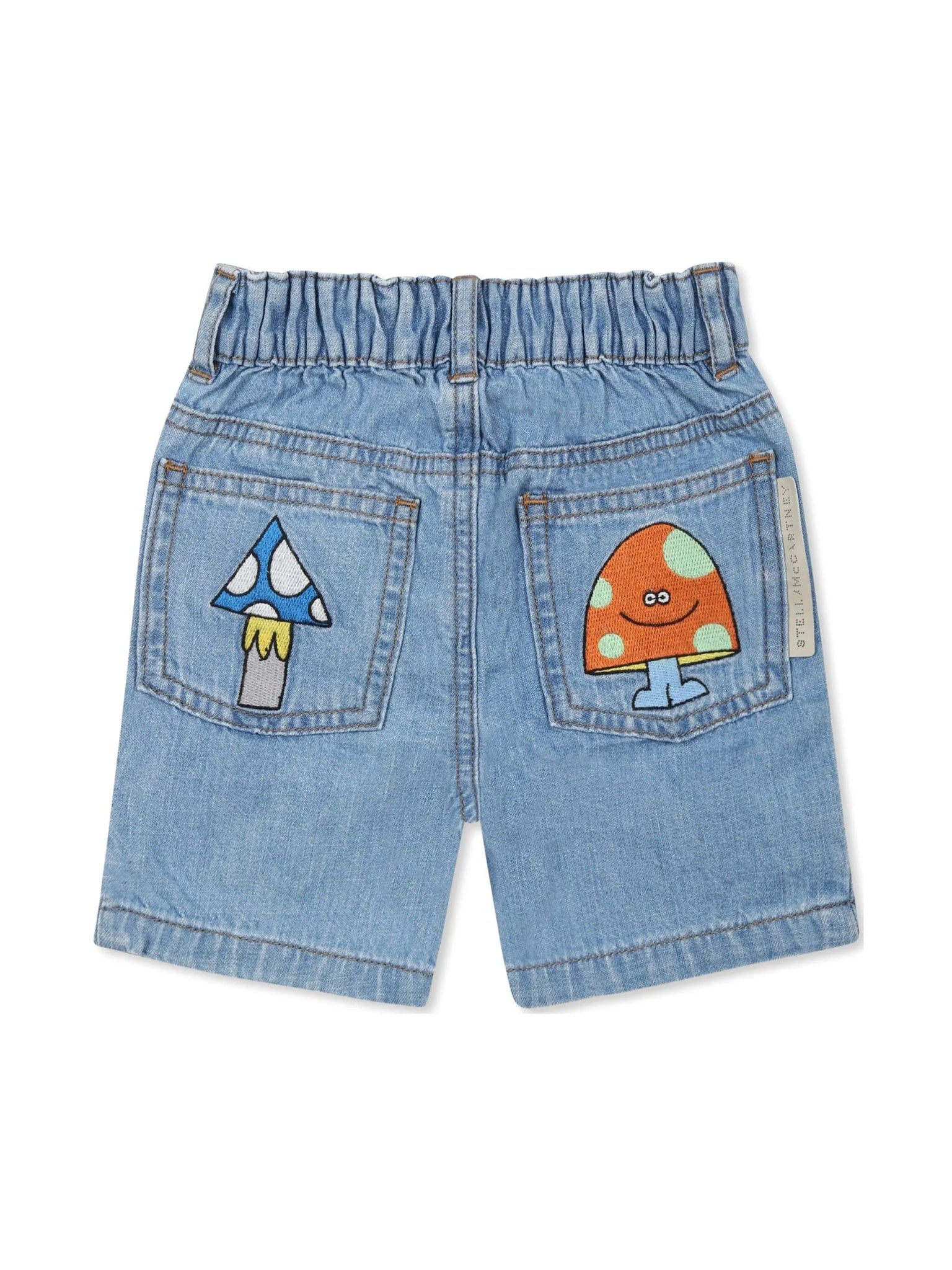 SHORTS IN DENIM CON FANTASIA STELLA MCCARTNEY - Angel Luxury