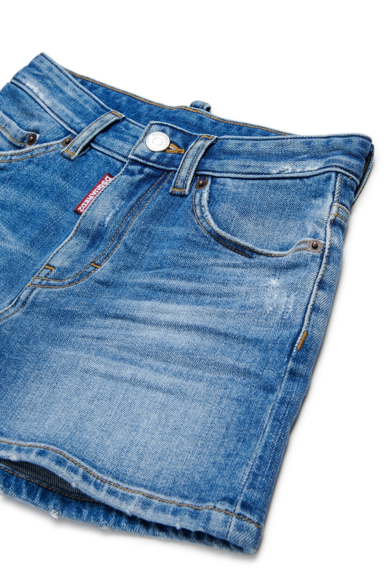 SHORTS IN DENIM DSQQUARED2 - Angel Luxury