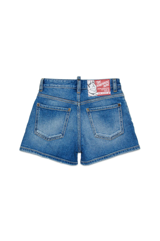 SHORTS IN DENIM DSQQUARED2 - Angel Luxury