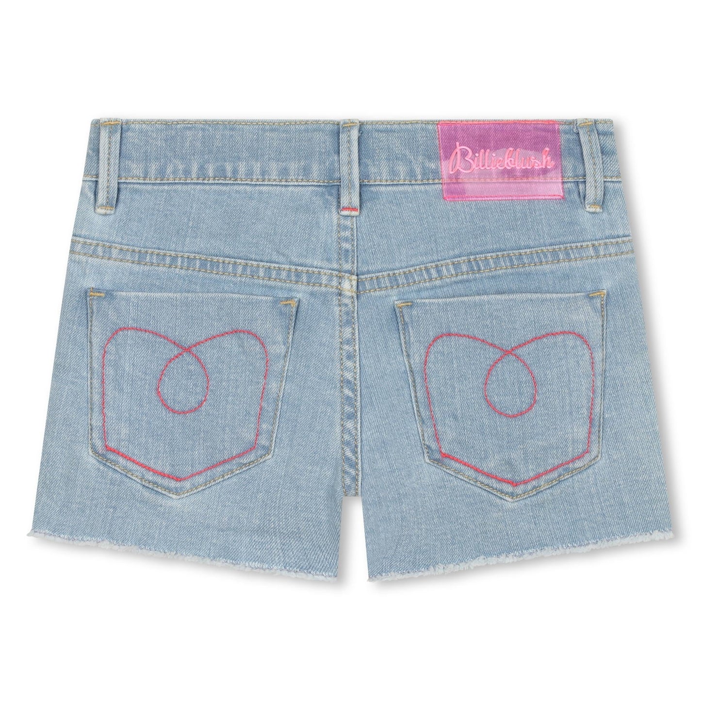 SHORTS IN DENIM GELATO PINK - Angel Luxury
