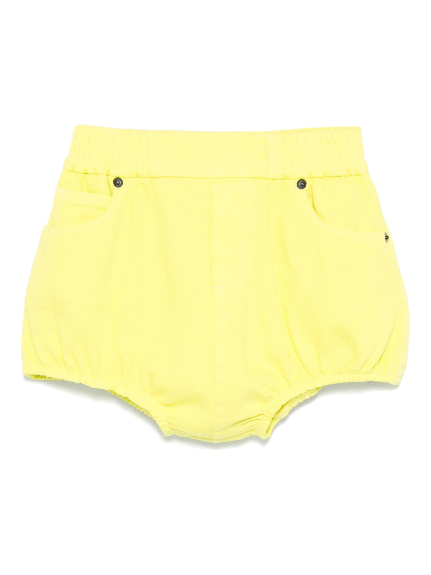 SHORTS IN DENIM LIME DOUUOD - Angel Luxury