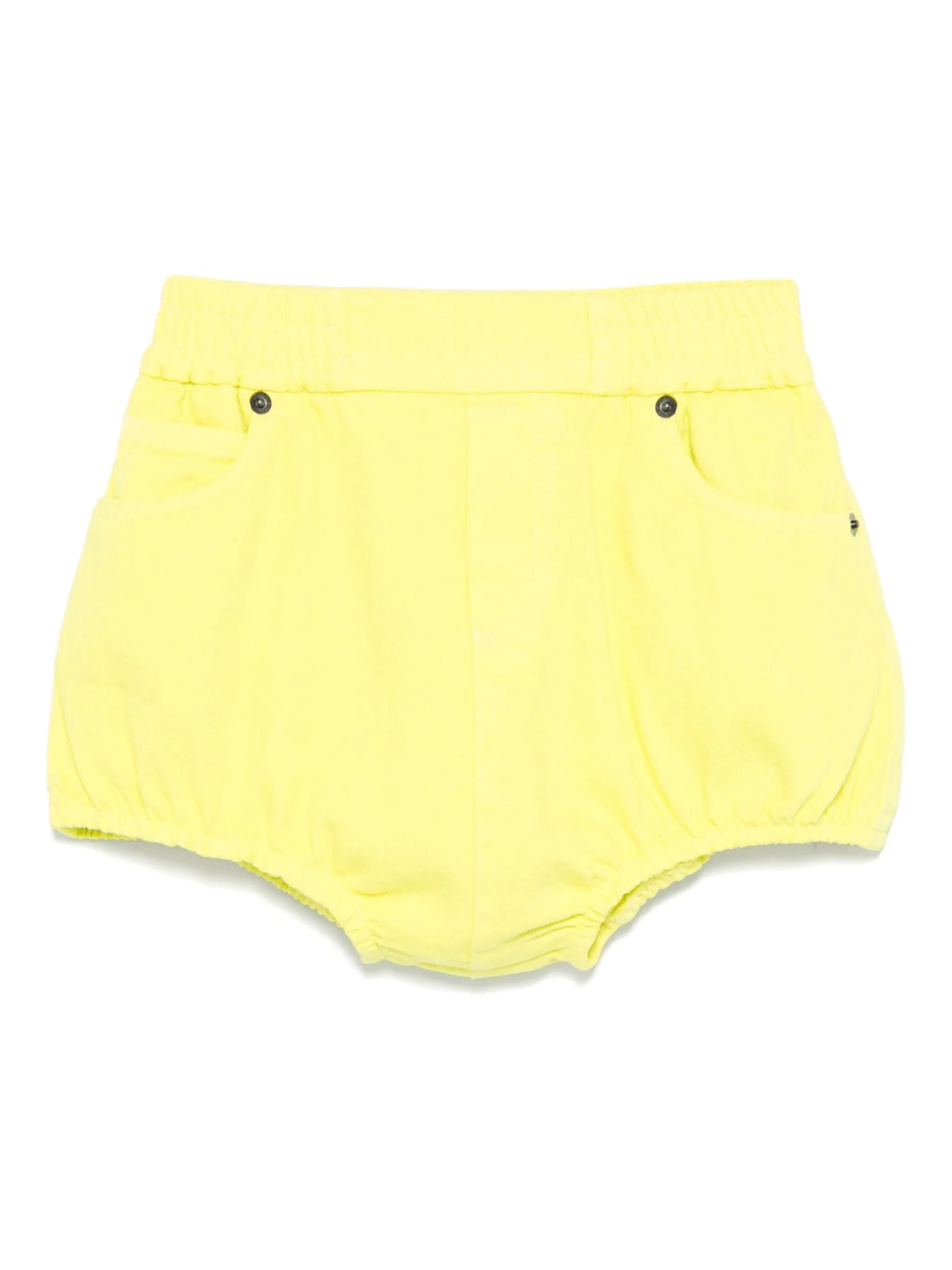 SHORTS IN DENIM LIME DOUUOD - Angel Luxury