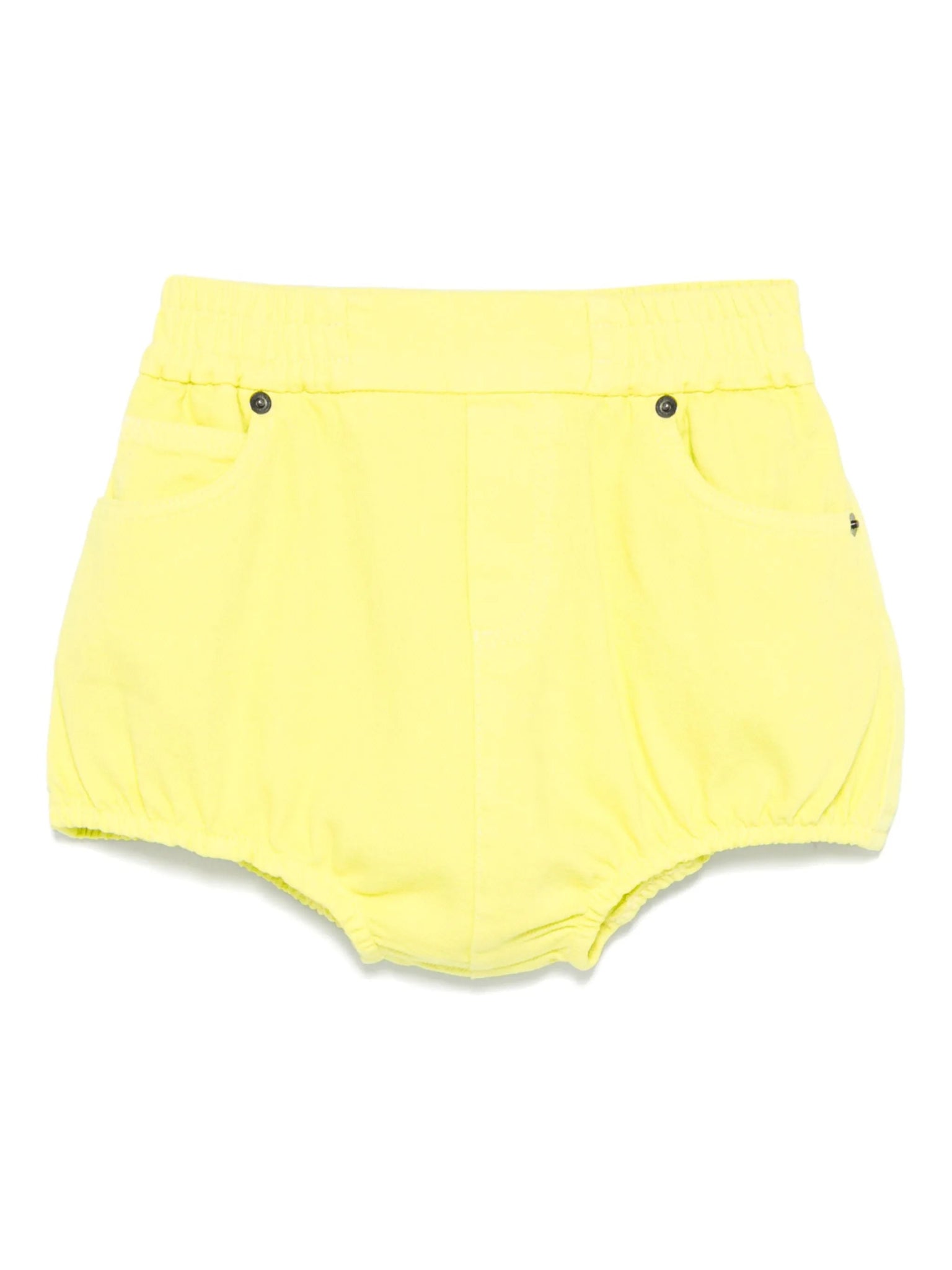 SHORTS IN DENIM LIME DOUUOD - Angel Luxury
