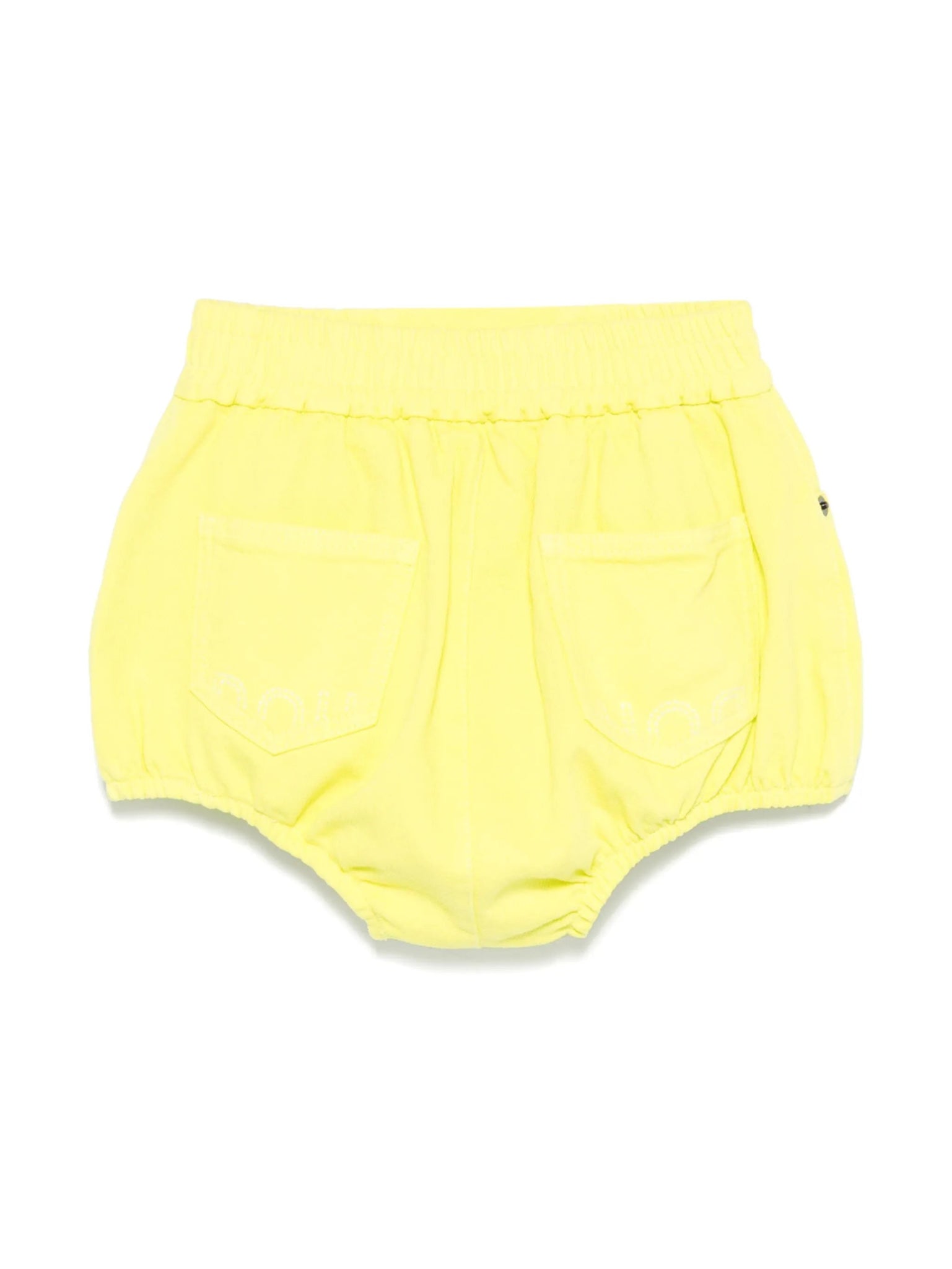 SHORTS IN DENIM LIME DOUUOD - Angel Luxury