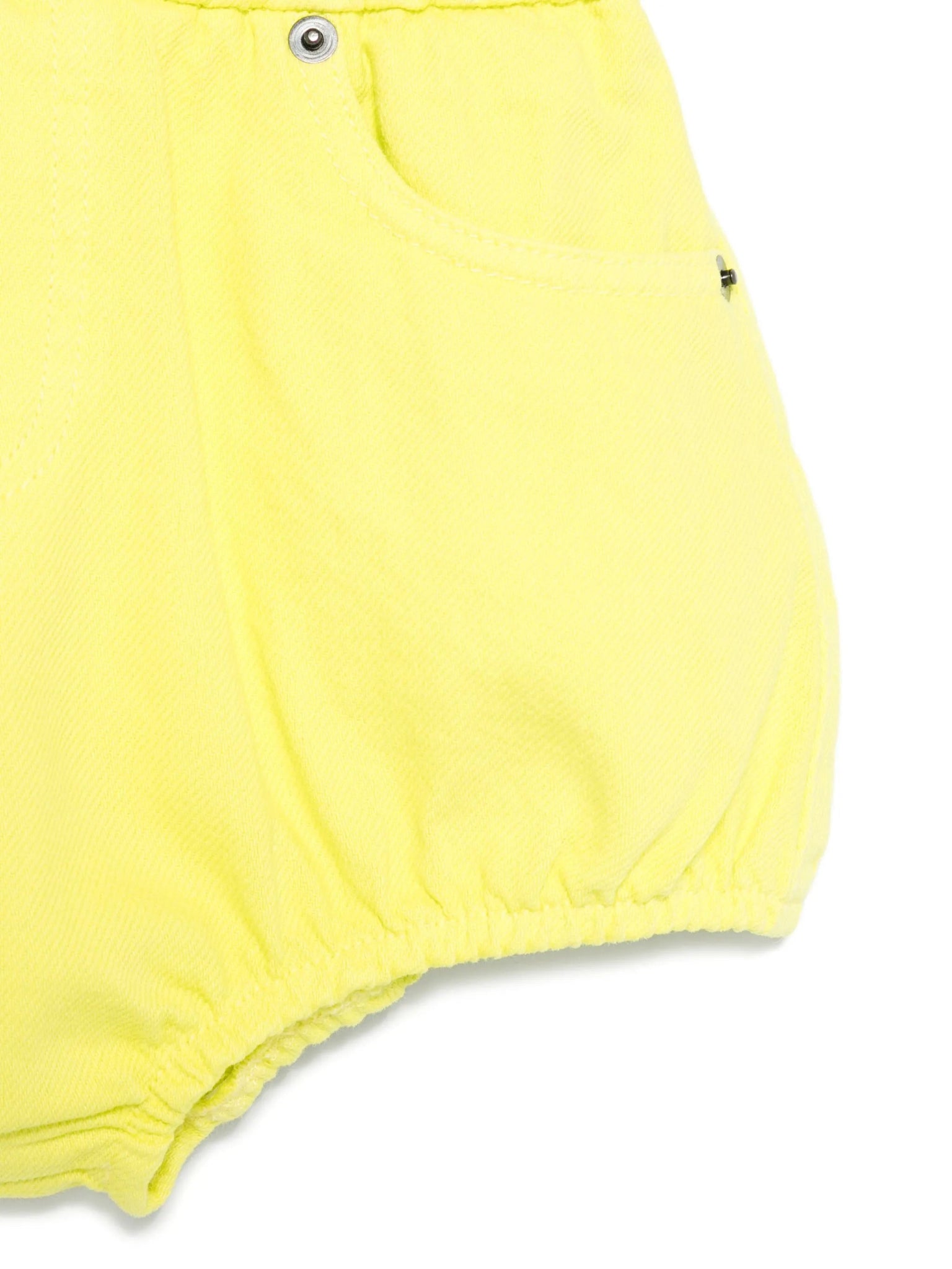 SHORTS IN DENIM LIME DOUUOD - Angel Luxury