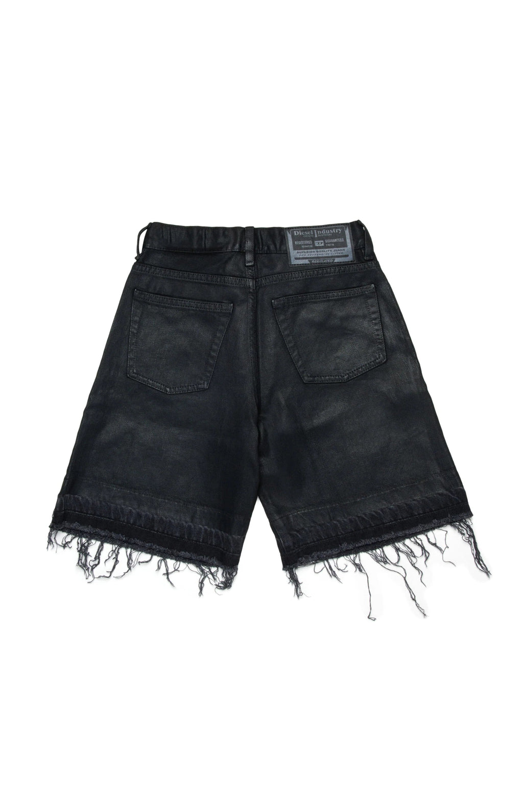 SHORTS IN DENIM NERO DIESEL - Angel Luxury