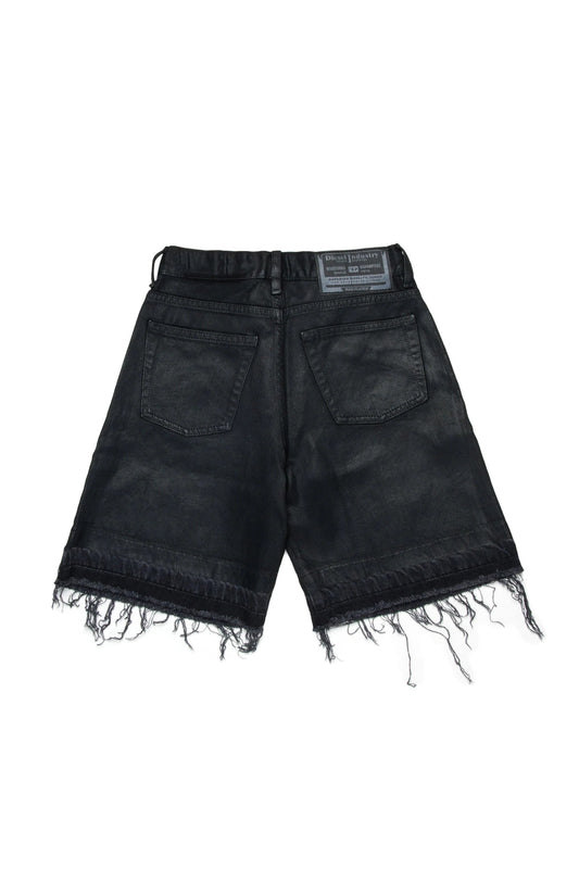 SHORTS IN DENIM NERO DIESEL - Angel Luxury