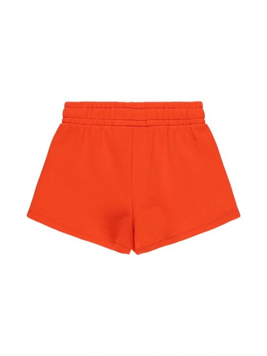 SHORTS IN FELPA ARANCIO CON NOTA MUSICALE MINI RODINI - Angel Luxury