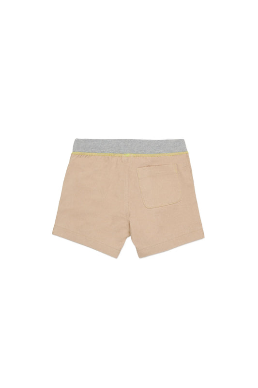 SHORTS IN FELPA BEIGE/GRIGIO DIESEL - Angel Luxury
