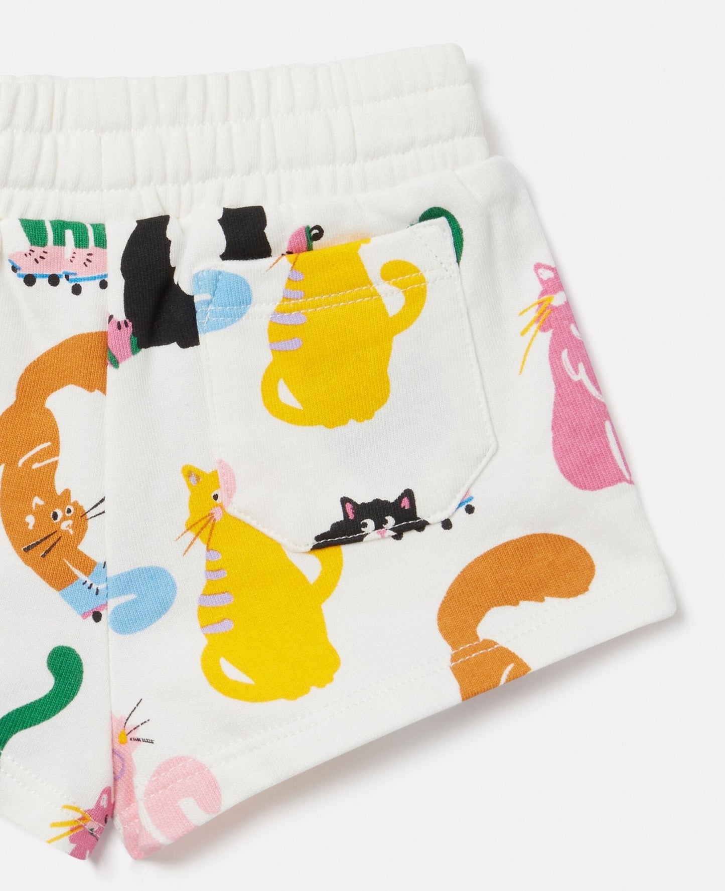 SHORTS IN FELPA CON GATTINI STELLA MCCARTNEY - Angel Luxury