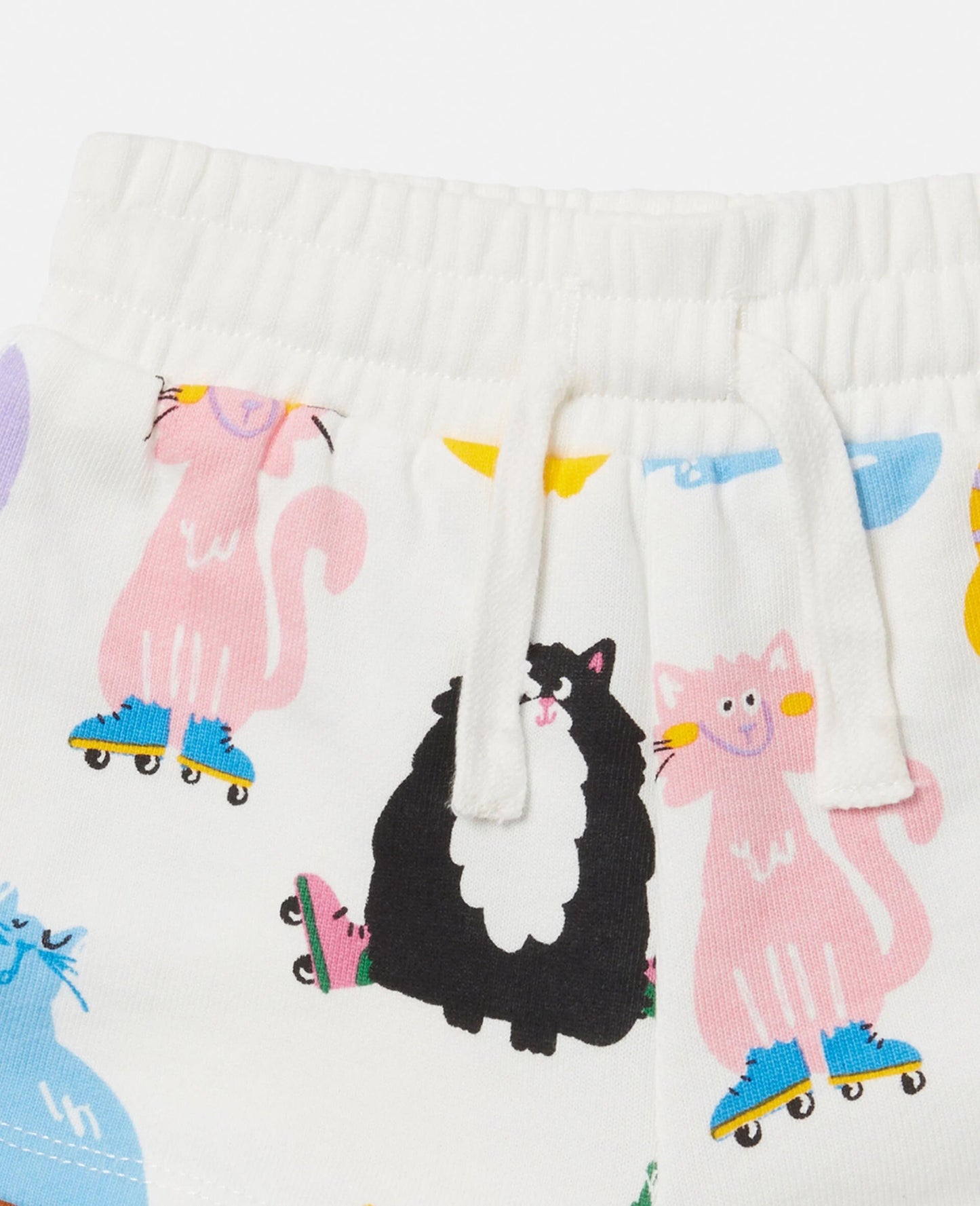 SHORTS IN FELPA CON GATTINI STELLA MCCARTNEY - Angel Luxury
