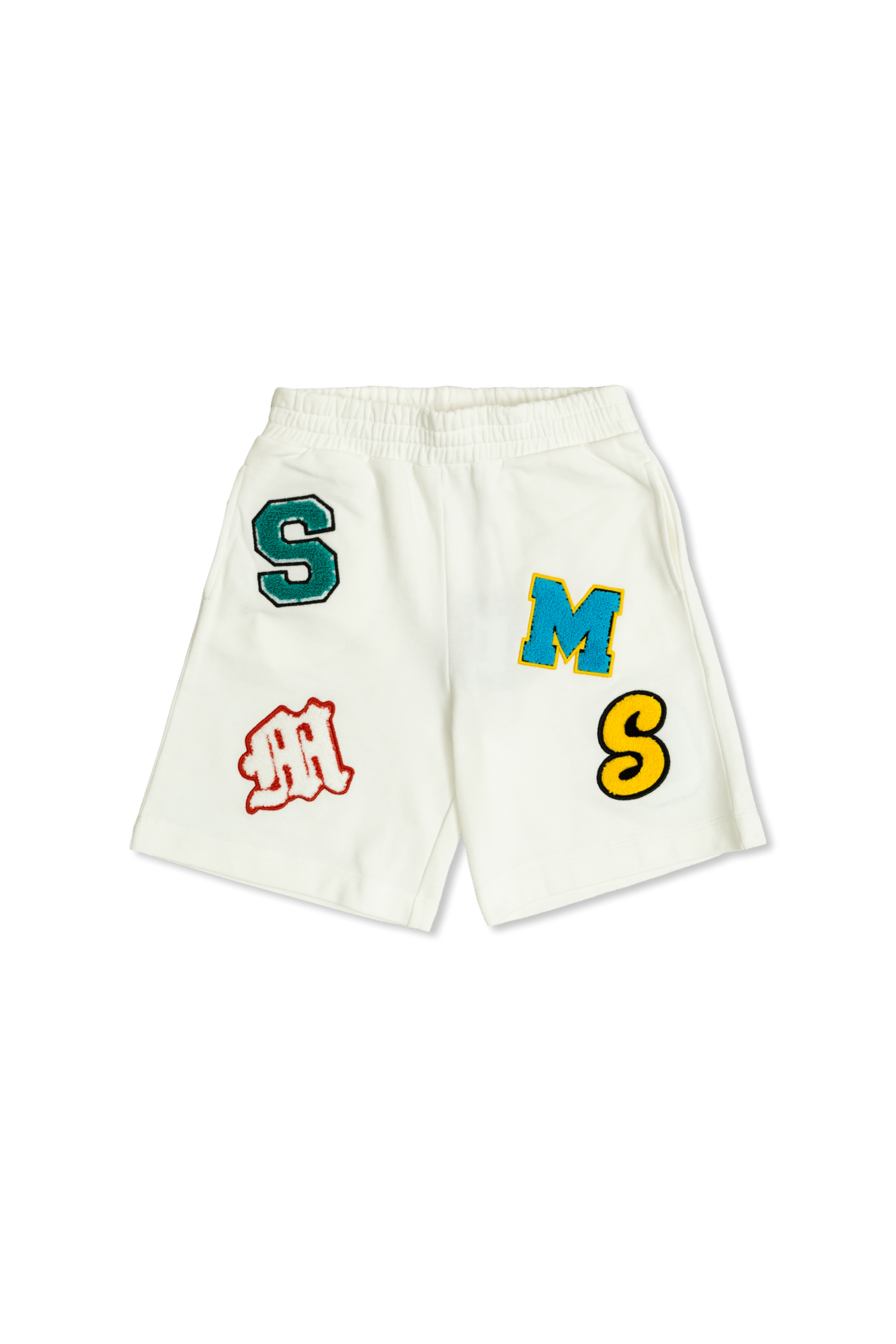 SHORTS IN FELPA CON LETTERE COLORATE STELLA MCCARTNEY - Angel Luxury