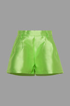 SHORTS LIME DOUUOD - Angel Luxury