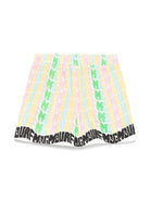 SHORTS LOGATO MULTICOLOR MSGM - Angel Luxury