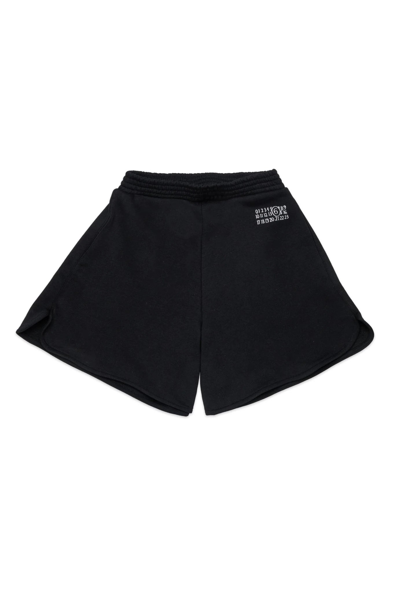 SHORTS NERO CON LOGO BINACO MAISON MARGIELA - Angel Luxury