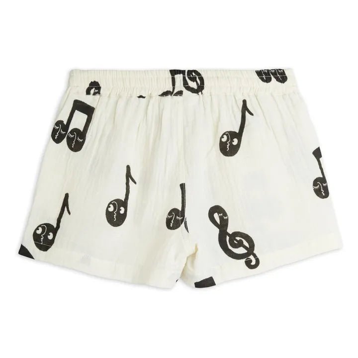 SHORTS PANNA CON NOTE MUSICALI MINI RODINI - Angel Luxury