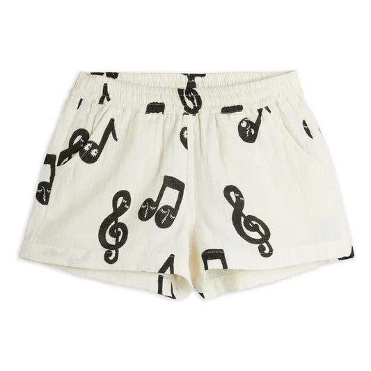 SHORTS PANNA CON NOTE MUSICALI MINI RODINI - Angel Luxury