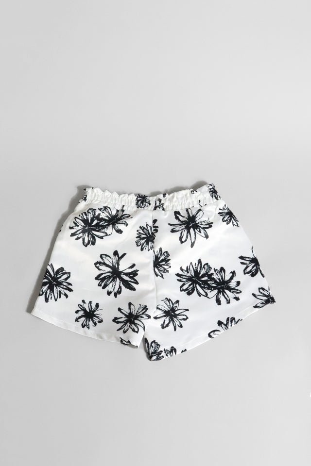 Shorts Pinko bianco con fiori - Angel Luxury