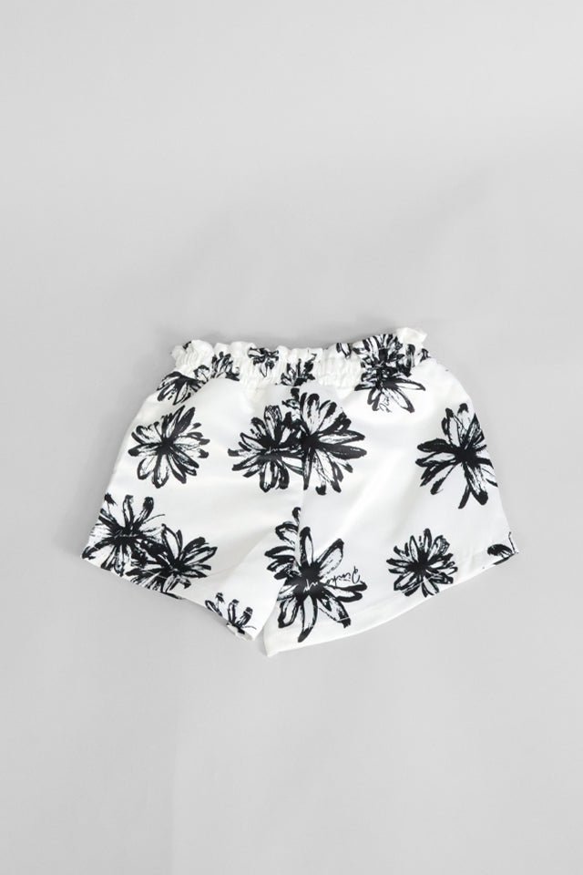 Shorts Pinko bianco fiori neri - Angel Luxury