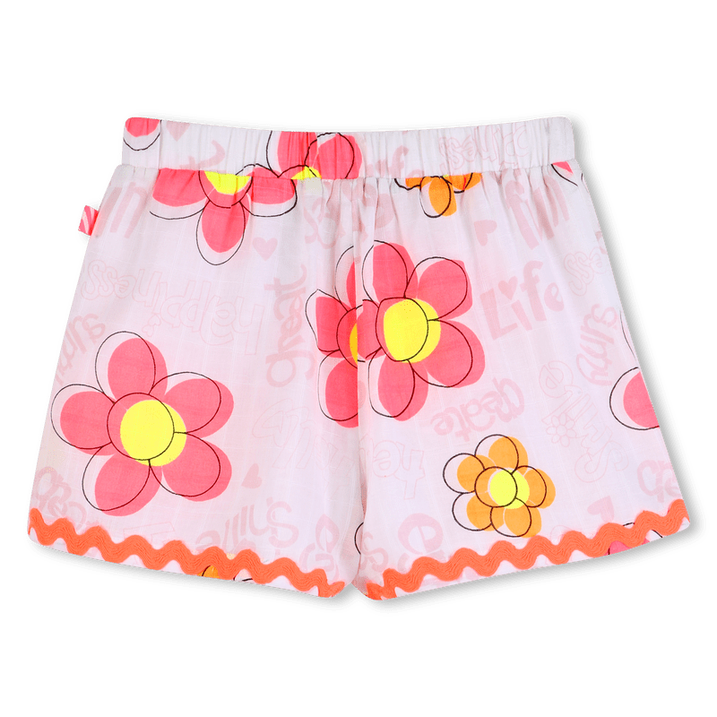 SHORTS ROSA A FIORI BILLIEBLUSH - Angel Luxury