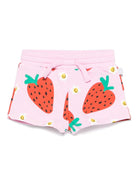 SHORTS ROSA CON FRAGOLE STELLA MCCARTNEY - Angel Luxury