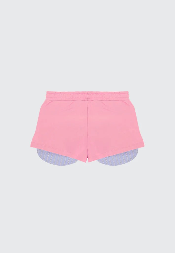 SHORTS ROSA CON LOGO BARROW - Angel Luxury