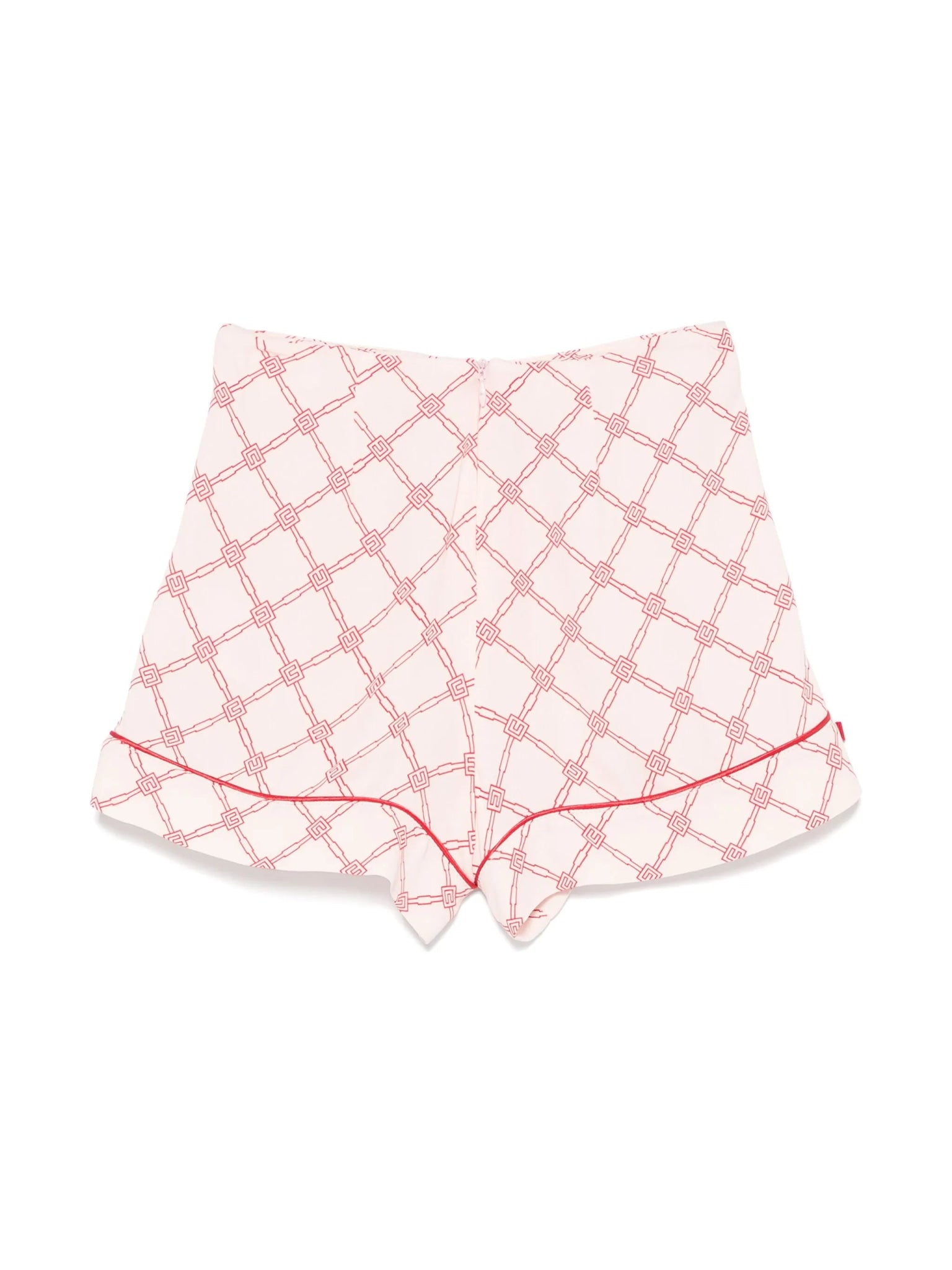 SHORTS ROSA LOGATO ROSSO ELISABETTA FRANCHI - Angel Luxury