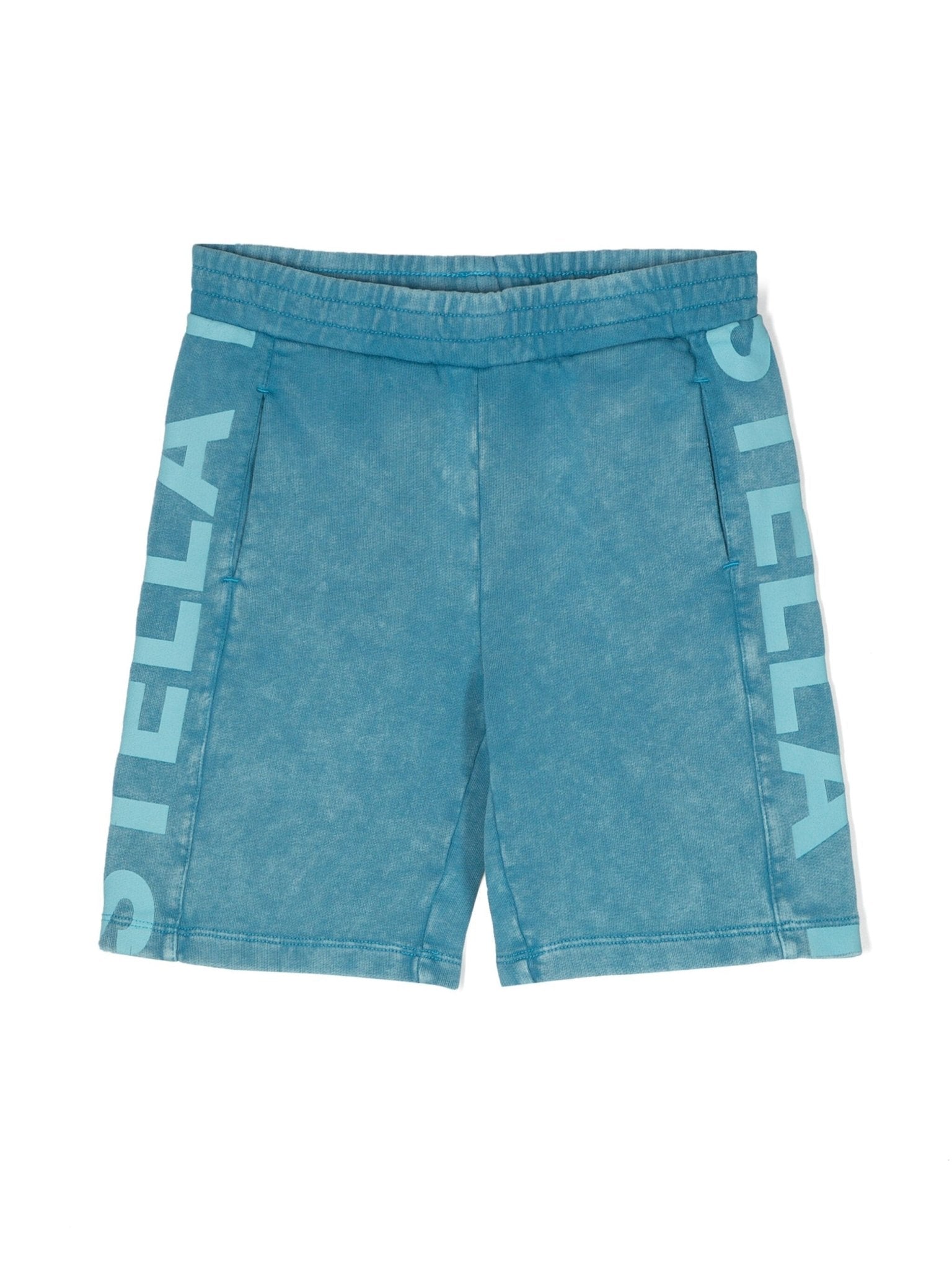 SHORTS SPORTIVO CELESTE STELLA MCCARTNEY - Angel Luxury