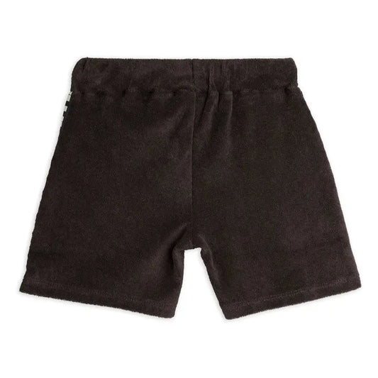 SHORTS SPUGNA GRIGIO CON PIANOFORTE MINI RODINI - Angel Luxury